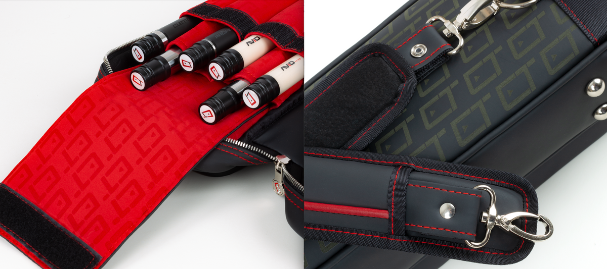 Cuetec Pro Line Cue Case 4 butts/8 shafts Soft BackPack Tyle