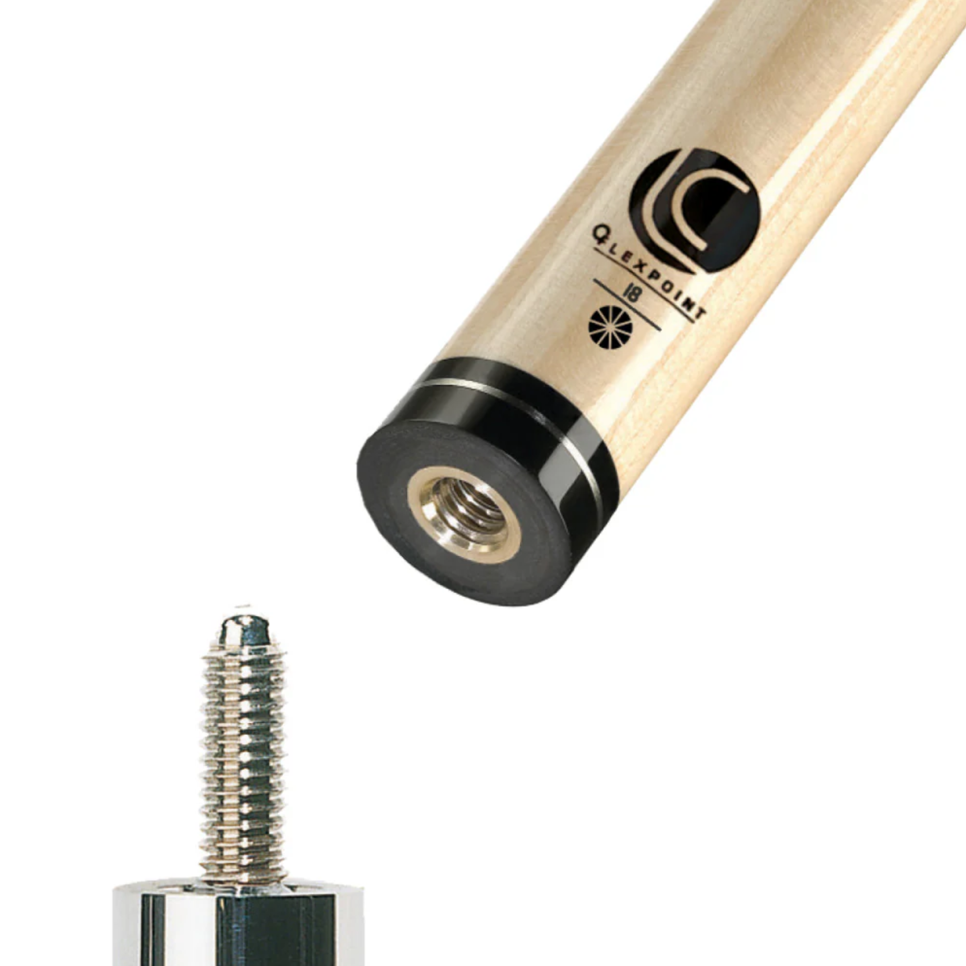 Lucasi Lucasi Hybrid 10pc Spliced 12.75mm Shaft Pool Cue Shaft