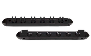 Budget Billiards Supply 6 Cue Wall Rack | Two Piece