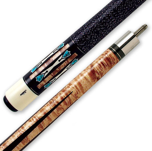 Schon CX52 Cue Stick Turquoise Arrowhead - 20% off at Budget Billiard!