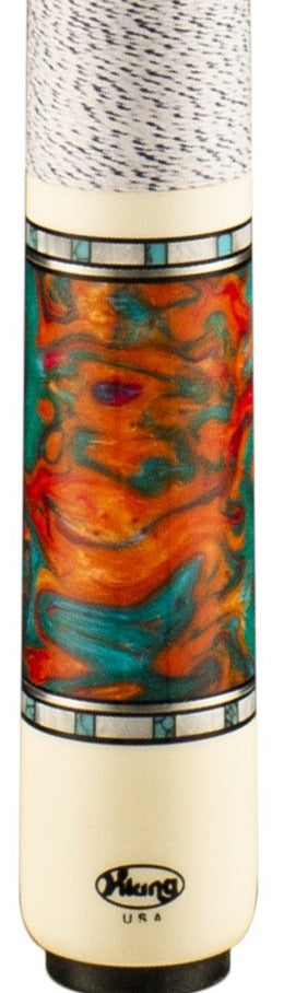 Viking Viking Twilight Aqua Fire Pool Cue | Vikore Shaft Pool Cue