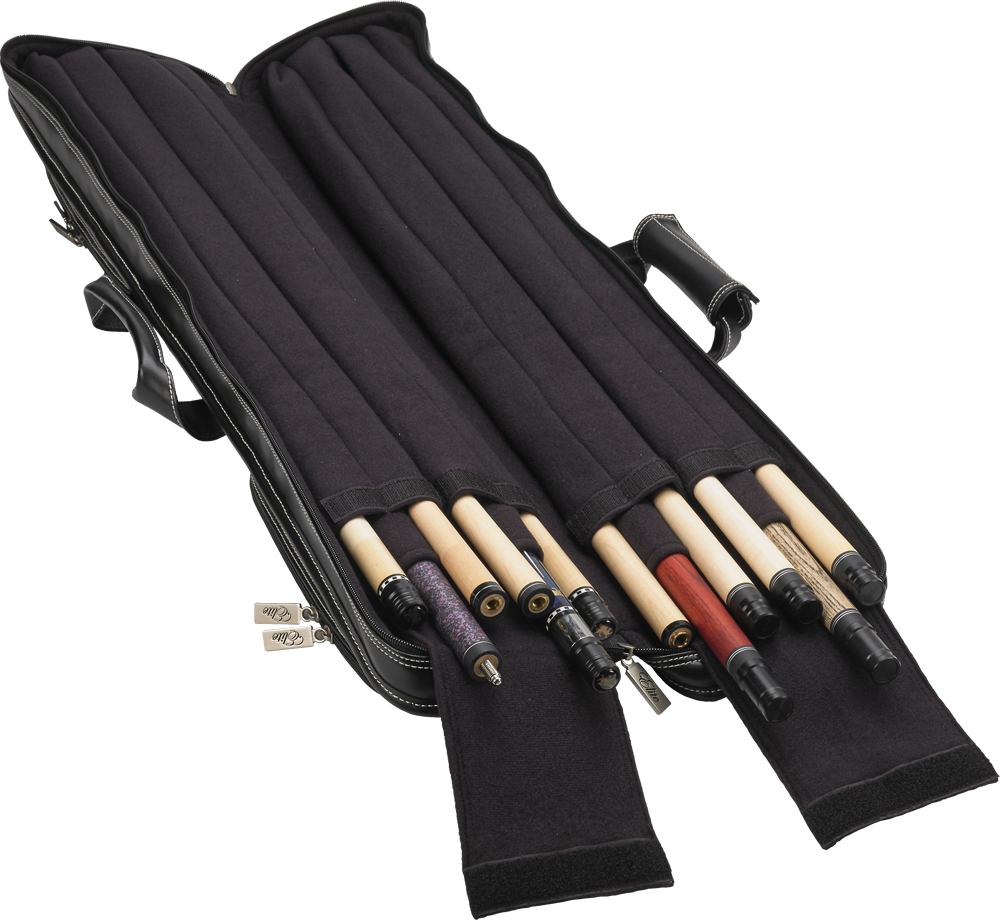 Elite Pool Cue Case 4x8 Chestnut Vintage