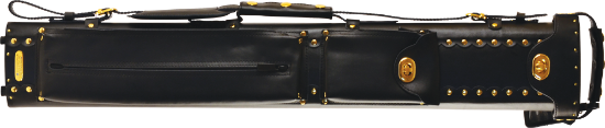 Instroke Instroke Case: Leather Cowboy Series -  Black Pool Cue Case