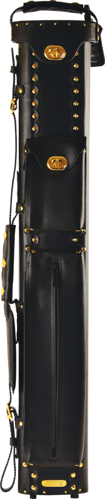 Instroke Instroke Case: Leather Cowboy Series -  Black Pool Cue Case