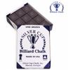 Budget Billiards Supply Silver Cup Billiard Chalk - Box of 12