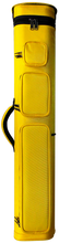 J&J 4x8 Rugged Yellow DOUBLE STRAP Cue Case Pool Cue Case