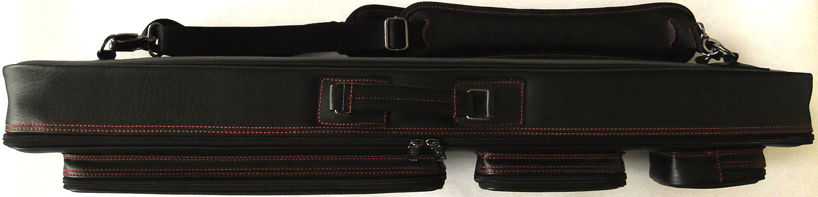 J&J 4x8 Butterfly Soft Sided DOUBLE STRAP Cue Case Pool Cue Case