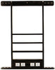 Cuestix Holds 6 Cues 2.5(d) x 45.25(h) x 29.5(w) Midnight Wall Rack w/ Score Counter