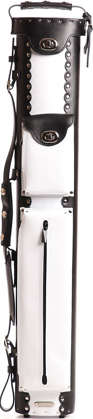 Instroke Instroke Case: Leather Cowboy Series - Black and White Pool Cue Case