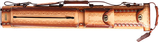 Instroke D01 Dark Brown Air Brushed Pool Cue Case