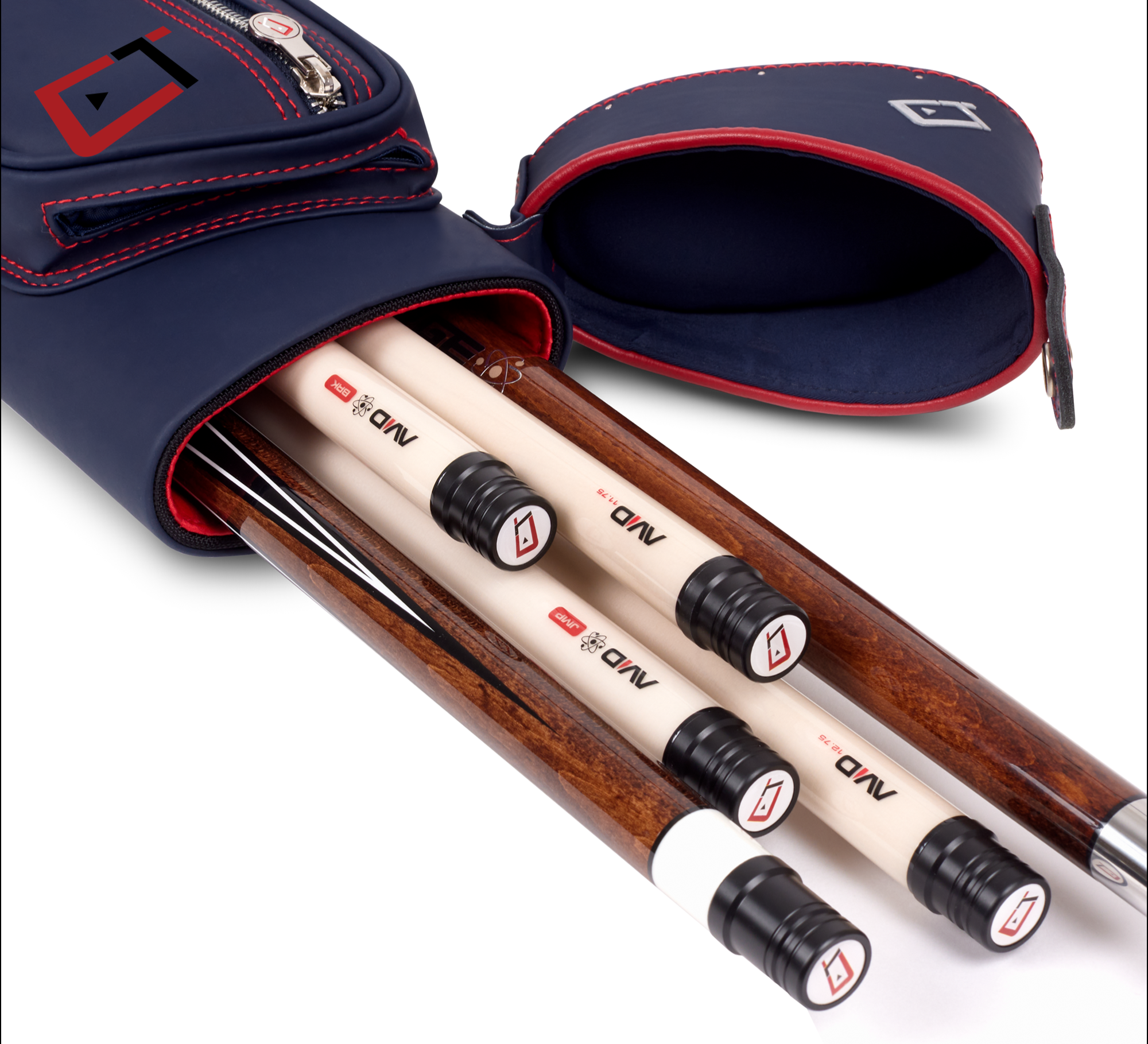 Cuetec Cuetec 2x4 Pro Line Hard Cue Case - Navy Pool Cue Case