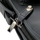 Predator Sport Black 3x5 soft cue case security lock zipper detail