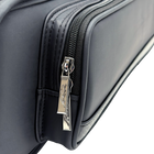 Predator Sport Black 3x5 soft cue case locking zipper pull detail