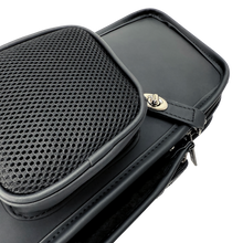 Predator Sport Black 3x5 soft cue case mesh pocket detail
