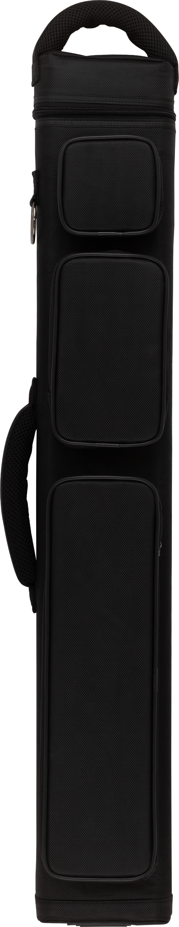 Action Action Black Hard Case w/Backpack Straps Pool Cue Case