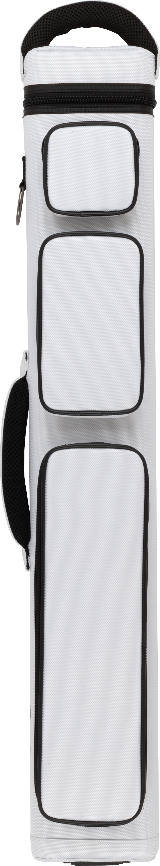 Action Action White Hard Case w/Backpack Straps Pool Cue Case