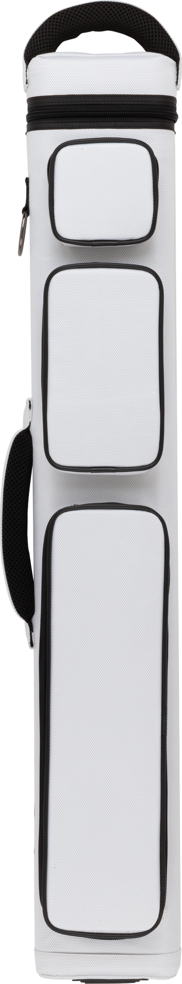 Action Action White Hard Case w/Backpack Straps Pool Cue Case