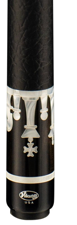 Viking Viking Defender DF1200 Black Chess Pool Cue | Vikore Shaft Pool Cue