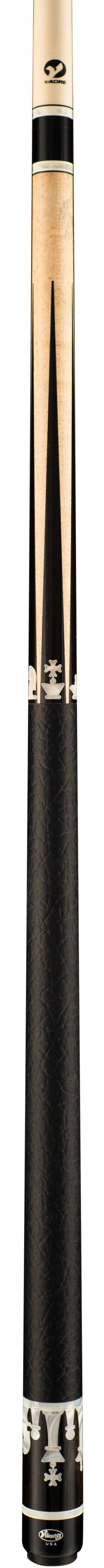 Viking Defender DF1200 Black Chess Pool Cue | Vikore Shaft -Viking