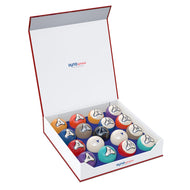 Dyna|spheres® - Belgian 2-1/2 in. Pool Ball Set - Platinum