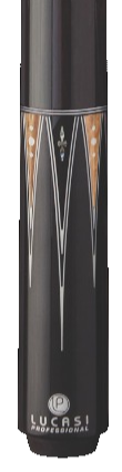 Lucasi Lucasi Pro OD Series - Ebony No Wrap Cue - Butt Only Pool Cue