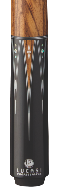 Lucasi Lucasi Pro OD Series - Zebrawood No Wrap Cue - Butt Only Pool Cue