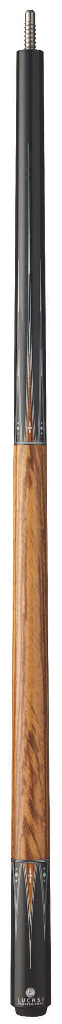 Lucasi Lucasi Pro OD Series - Zebrawood No Wrap Cue - Butt Only Pool Cue