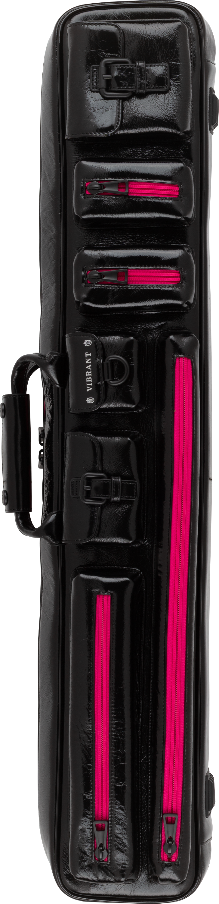 Action Lizard LXVMBF Vibrant Black & Pink 3x5 Soft Case Pool Cue Case