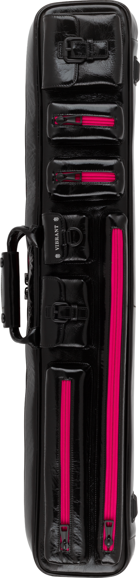 Action Lizard LXVMBF Vibrant Black & Pink 3x5 Soft Case Pool Cue Case