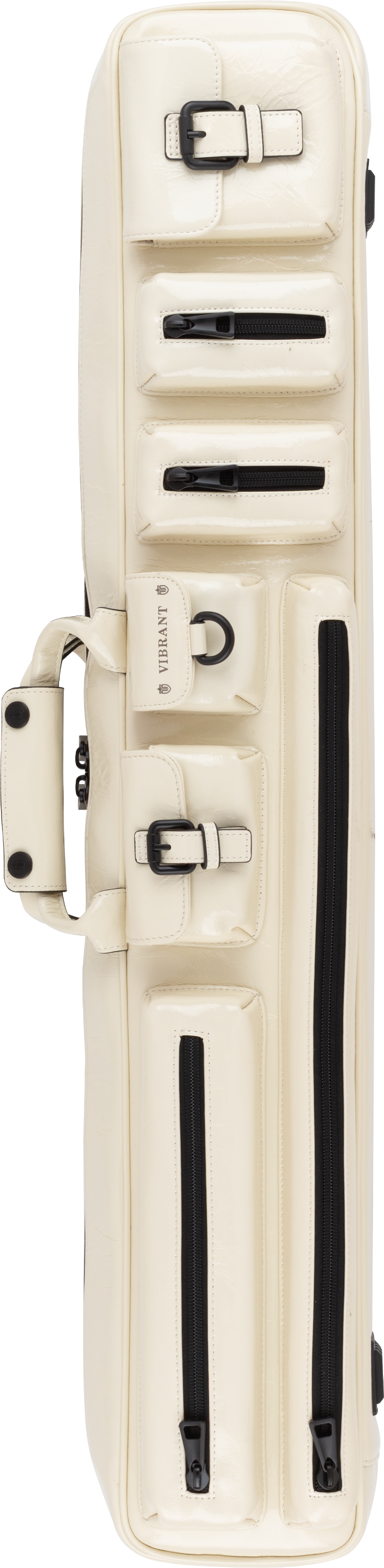 Action Lizard LXVMBF Vibrant Cream & Black 3x5 Soft Case Pool Cue Case