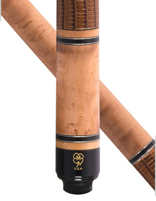 McDermott G327 Pool Cue - Brown Lizard-embossed Leather Wrap -10% off!
