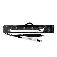 Predator Roadline Cat Head black and white 3x5 hard cue case with straps