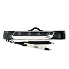 Predator Roadline Cat Head black and white 3x5 hard cue case with straps