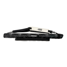 Predator Roadline Cat Head 3x5 hard cue case top view with dual straps