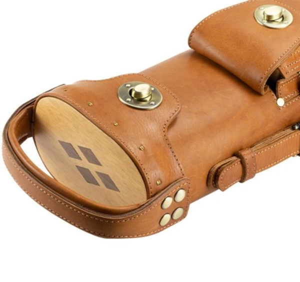 Tango Tango Pampa Cue Case - Tan Leather Pool Cue Case