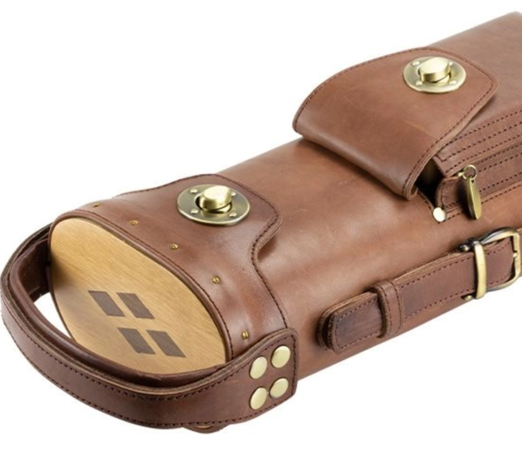 Tango Tango Pampa Cue Case - Chestnut Leather Pool Cue Case