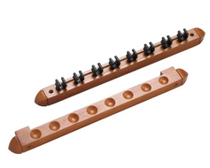 8 Cue Wall Rack | Clips | Two Piece