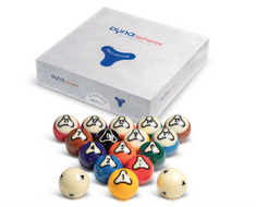 Dyna|spheres® - Belgian 2-1/2 in. Pool Ball Set - Palladium