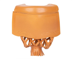 Cuestix Tan Leather Pool Table Pockets (set of 6) Pockets