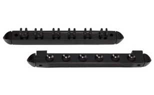 Budget Billiards Supply 6 Cue Wall Rack | Two Piece 