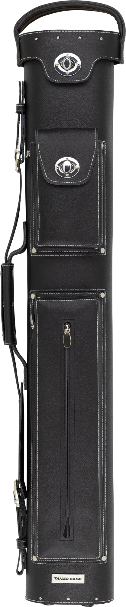 Tango Zorzal Cue Case - Black Leather -Tango