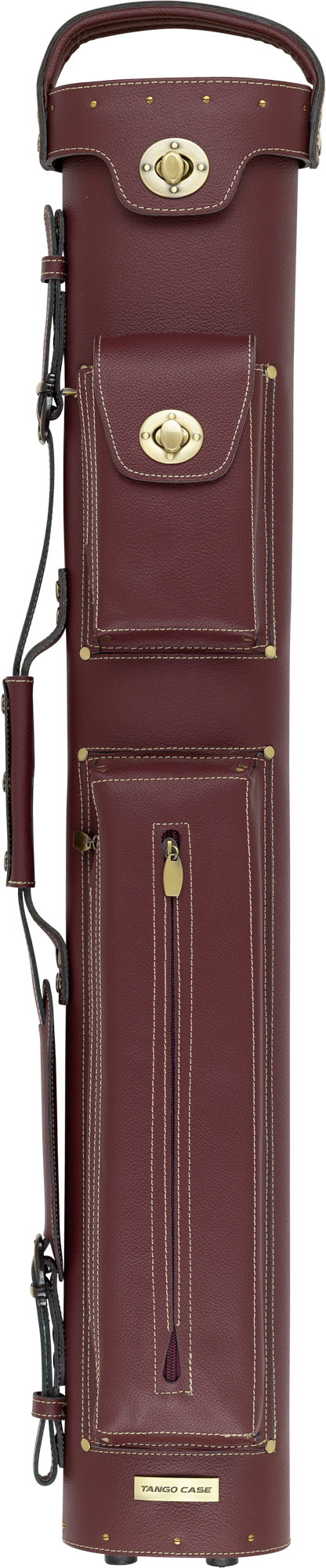 Tango Zorzal Cue Case - Burgundy Leather -Tango