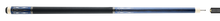 Predator Limited Edition Avant Garde Blue cue butt full horizontal view