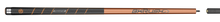 Predator BK Rush Tiger Eye sport-wrap break cue full horizontal view