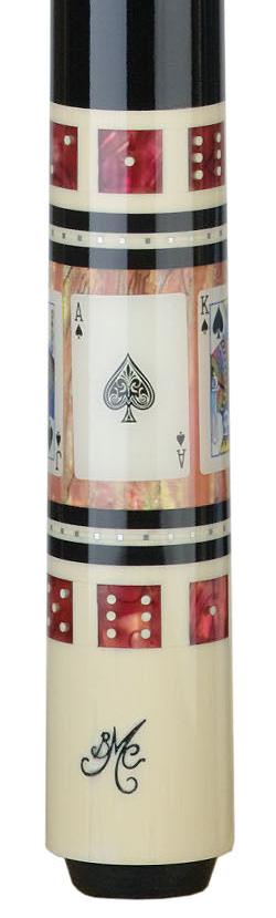 BMC Meucci BMC Casino-9 Pink Pool Cue - Yellowing Pool Cue