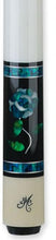 Load image into Gallery viewer, Meucci BMC Glass Rose Pool Cue - Blue