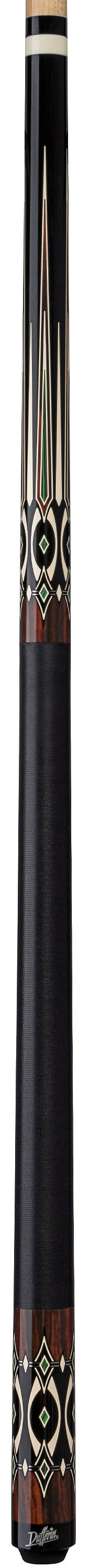 Dufferin D-544 Black and Cocobolo Pool Cue -Dufferin