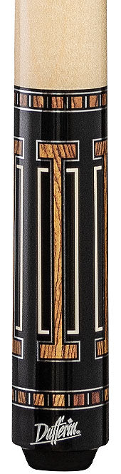 Dufferin Dufferin D-545 Grey Birdseye & Bocote Pool Cue - Wrapless Pool Cue