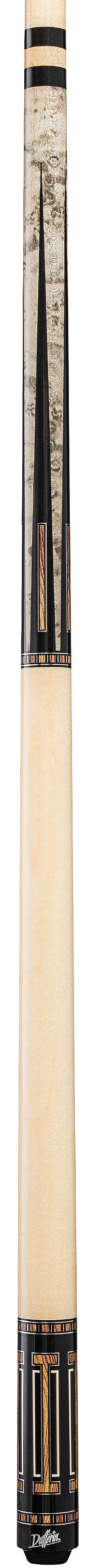 Dufferin D-545 Grey Birdseye & Bocote Pool Cue - Wrapless -Dufferin