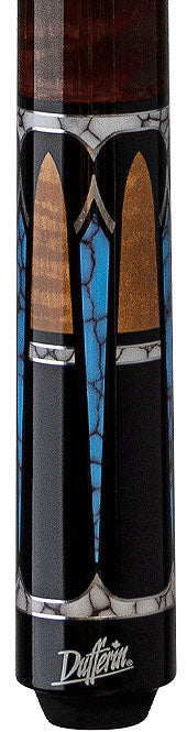 Dufferin Dufferin D-546 Curly Maple & Blue Stone Pool Cue Pool Cue